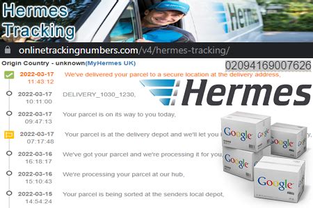 barcode hermes tracking|Hermes next day tracking.